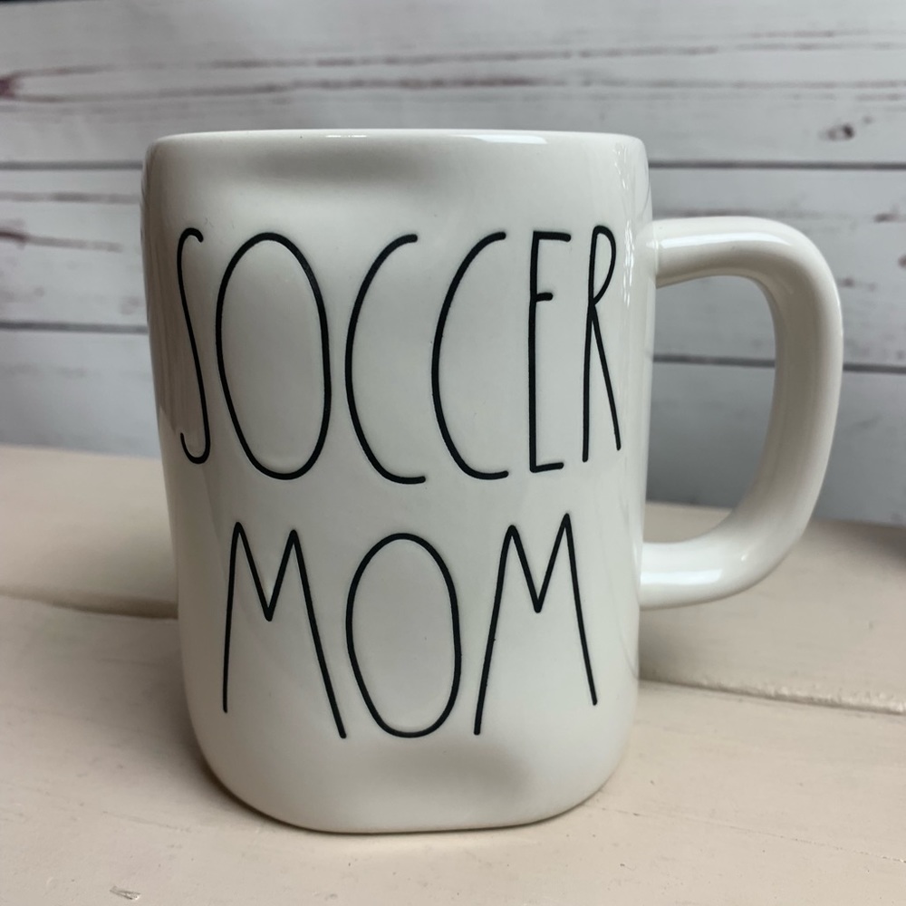 Rae Dunn SOCCER MOM mug